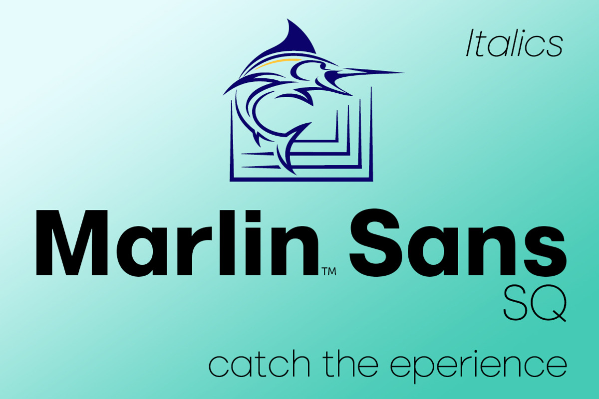 Marlin Sans SQ Italics