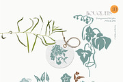 Flowers of the Art Nouveau, a Pattern Graphic by Collection by VY (Thumbnail 8 of 17)