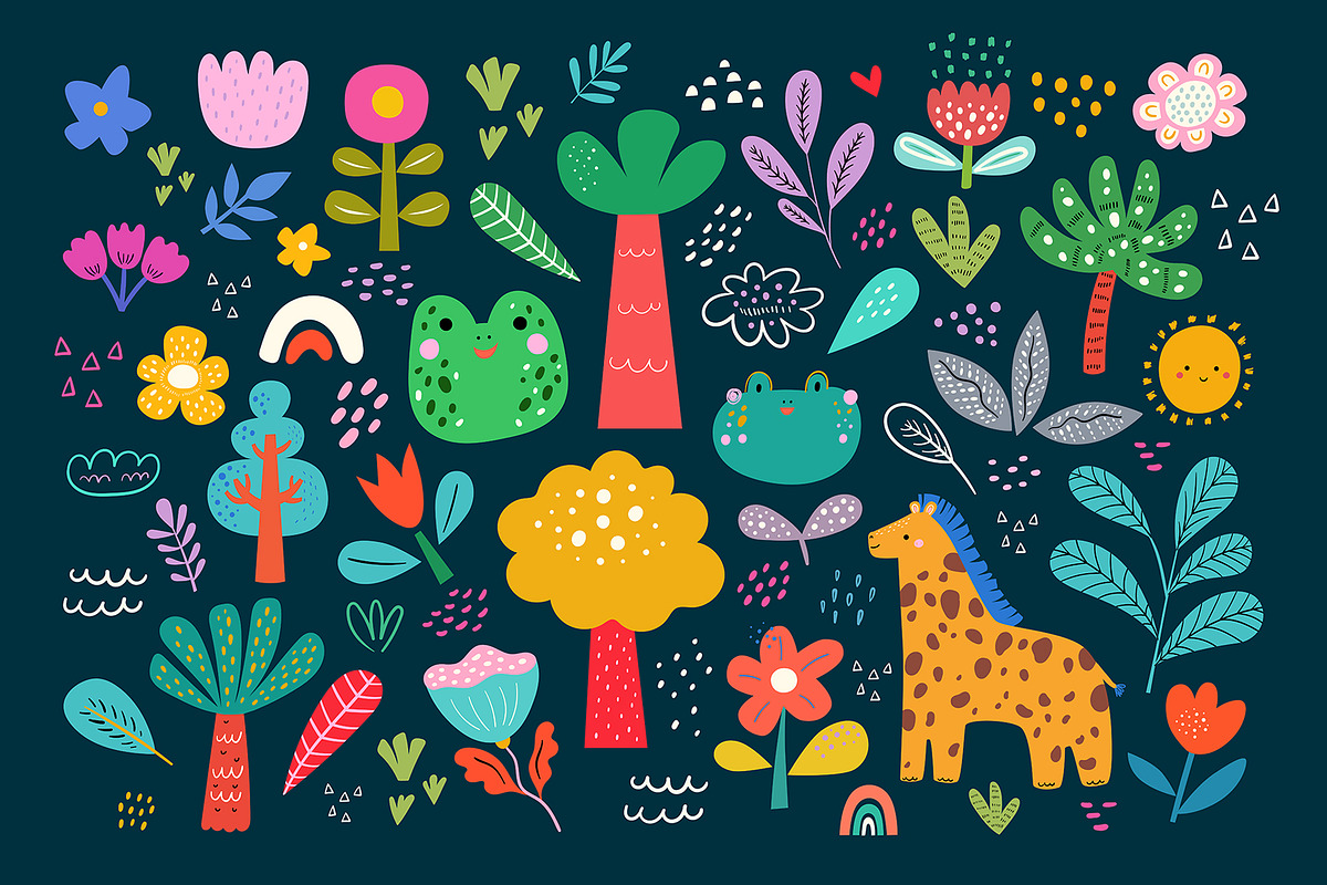 Cute baby animals collection, an Animal Illustration by MoleskoStudio (Photo 18 of 33)