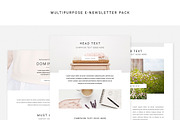 Multipurpose E-newsletter Pack, an Email Template by Swiss_cube (Thumbnail 1 of 14)
