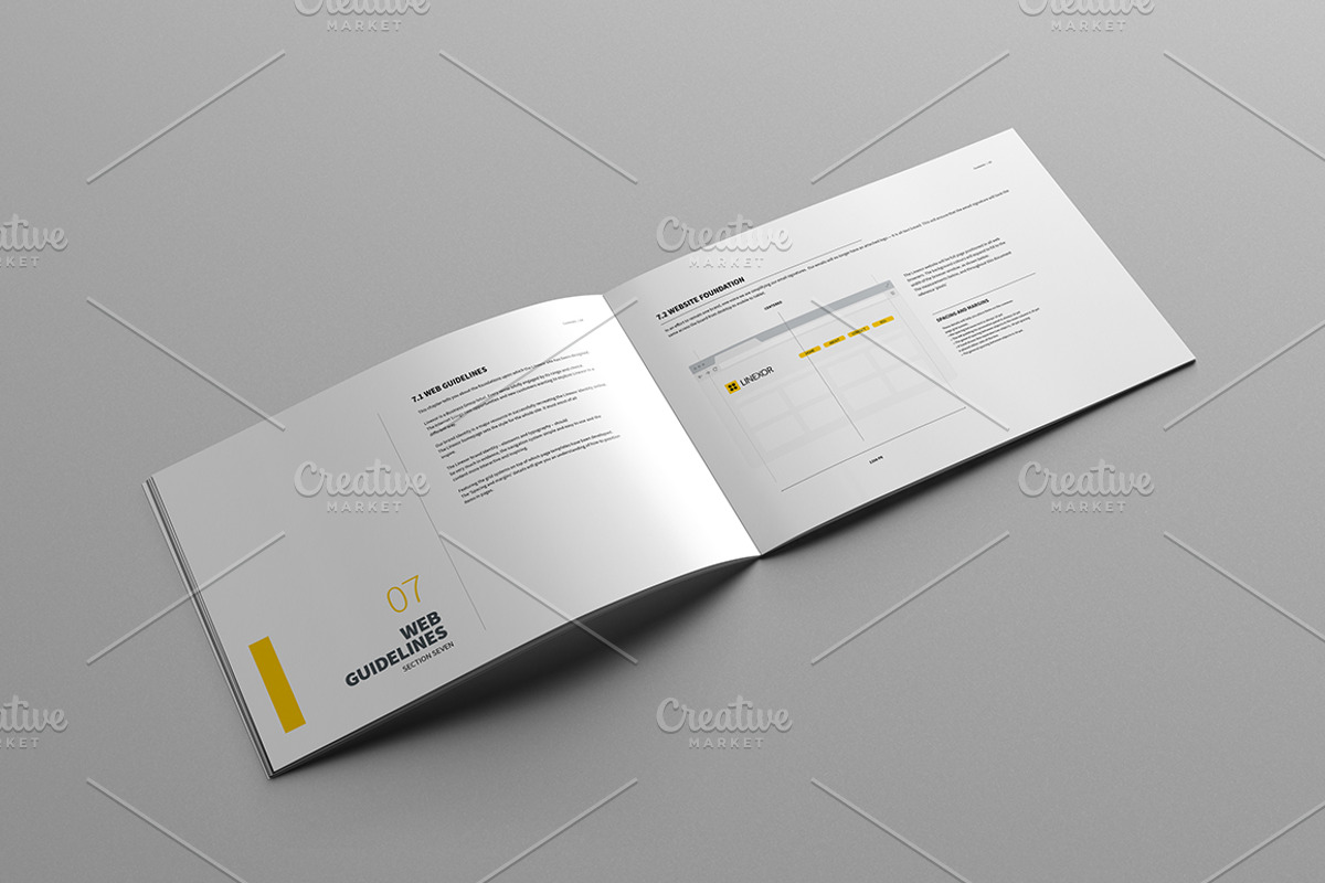 Brand Manual 32 Pages A4 / US Letter, a Brochure Template by Mastergfx (Photo 30 of 31)