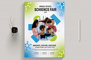 Science Fair Flyer Template, a Flyer Template by MightyDesign (Thumbnail 1 of 8)