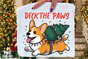 Christmas Dog Corgi PNG, an Illustration by Daily.Designs (Thumbnail 9 of 10)
