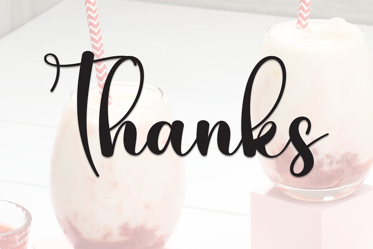 Sweety Smothing | Script Font, a Handwritten Font by Scratchones (Photo 8 of 8)