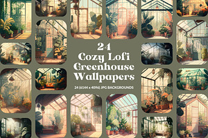 24 Cozy Lofi Greenhouse Backgrounds