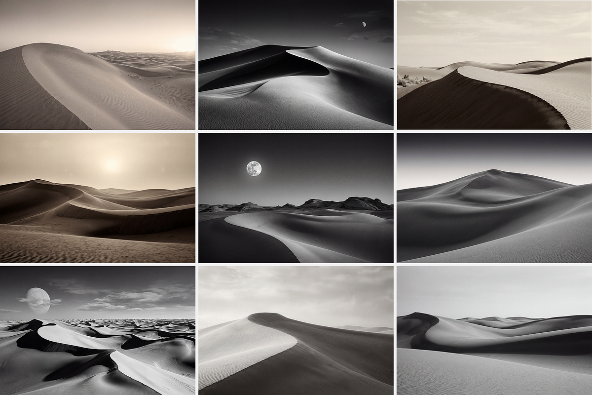 Minimalist Sand Dunes Backgrounds, a Background Graphic by PopotLane (Photo 2 of 7)