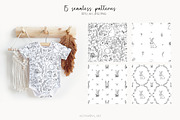 Easter rabbit hand-drawn vector set, a Decorative Illustration by AfonshinaArt (Thumbnail 4 of 15)