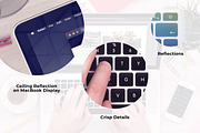 MacBook Top View Responsive Mockups, a Books & Magazine Mockup by Mockups & Illustrations (Thumbnail 8 of 9)