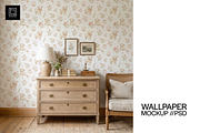 Farmhouse Wallpaper Mockup PSD, a Household Mockup by 1001 mockups (Thumbnail 1 of 11)