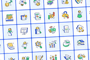 Animated Finance and Operations, a Duotone Icon by Creative Stall (Thumbnail 4 of 5)