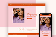 Squarespace 7.1 Website Template, a Landing Page Template by Kseniia_Design (Thumbnail 6 of 11)