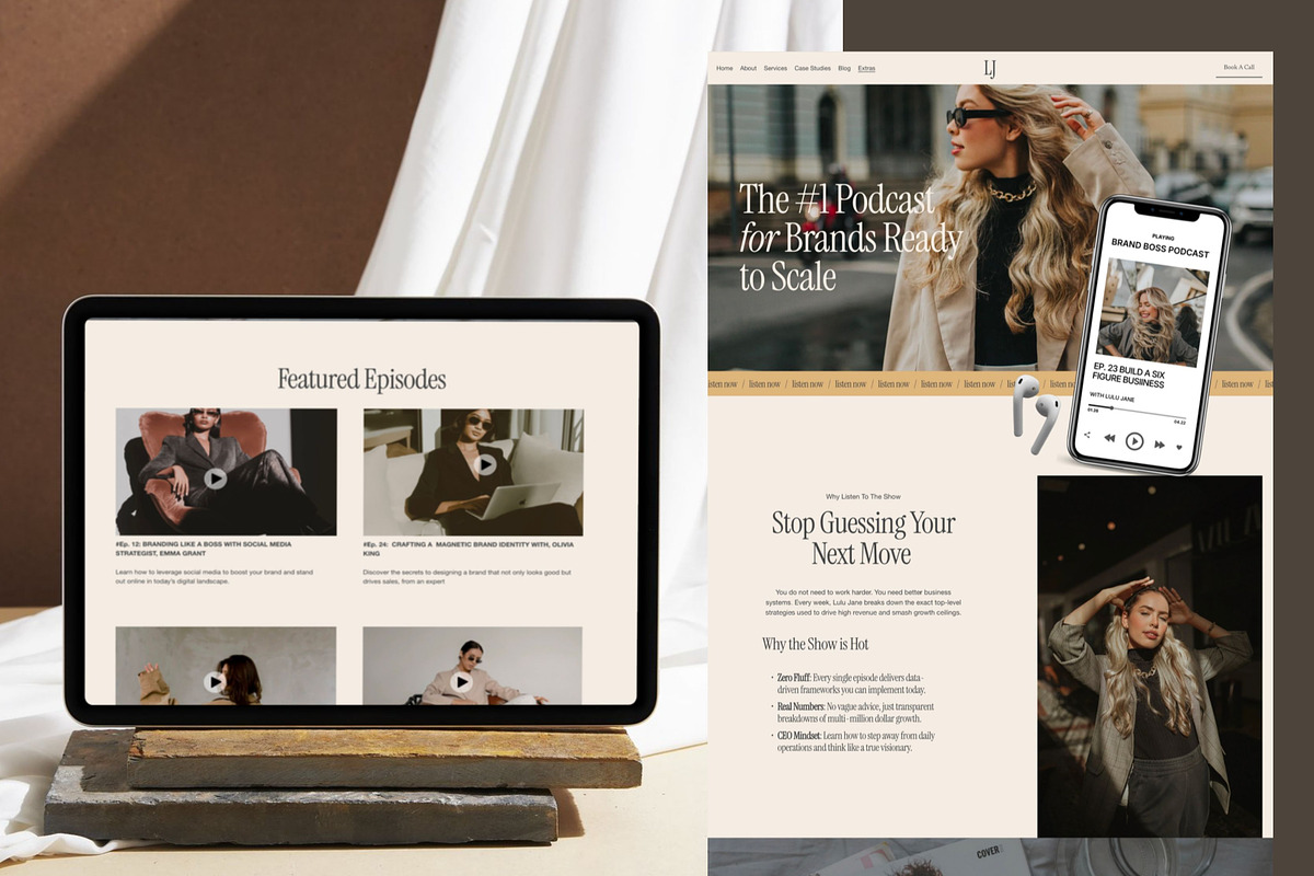 Squarespace Website | Lulu Jane, a Squarespace Template by thrivedigitally (Photo 5 of 10)