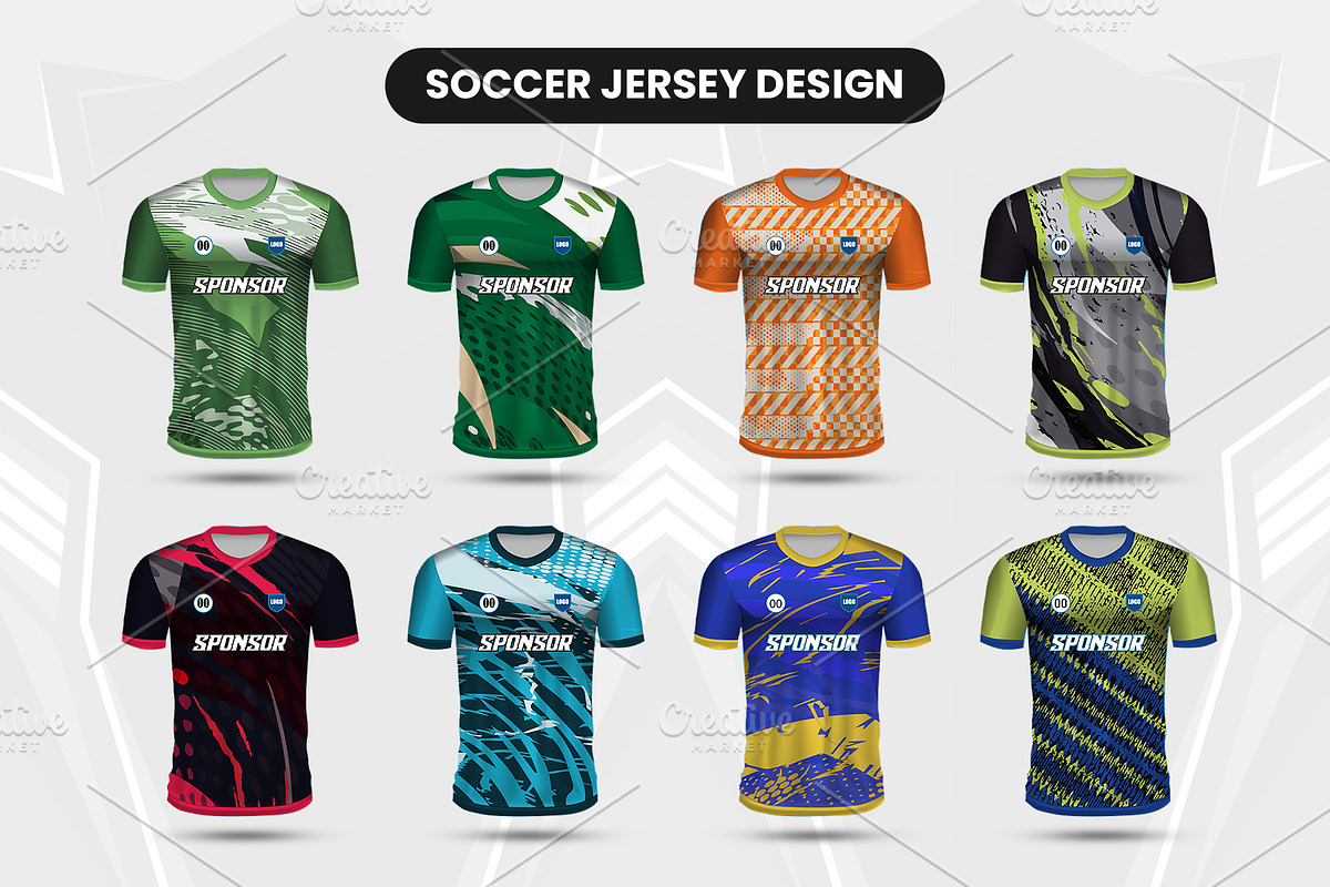 Soccer & Football Uniform Design, a Sport Illustration by samsulpassive (Photo 4 of 4)