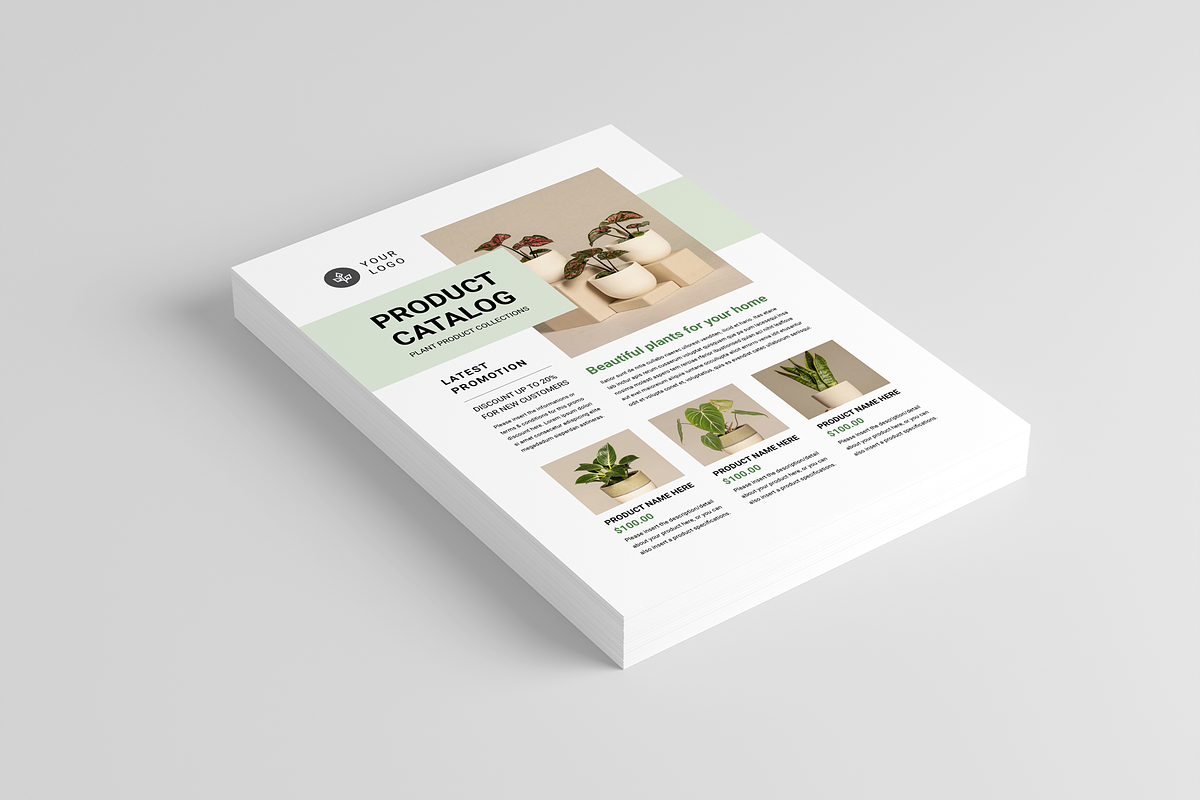 Product Catalog Sheet, a Flyer Template by Leaflove (Photo 2 of 5)