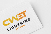 Initial Letter CWET Lightning Logo, a Branding & Logo Template by mesuka (Thumbnail 1 of 2)