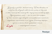 Aphrosine, a Script Font by Paratype (Thumbnail 3 of 8)
