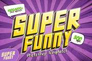 Retro Comics Text Effects, a Layer Style Add-On by Andrew Skoch Design (Thumbnail 5 of 8)