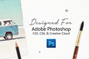 Realistic Watercolor Photo Effect, a Plug-in Add-On by Drifter Studio PrintShop (Thumbnail 9 of 9)