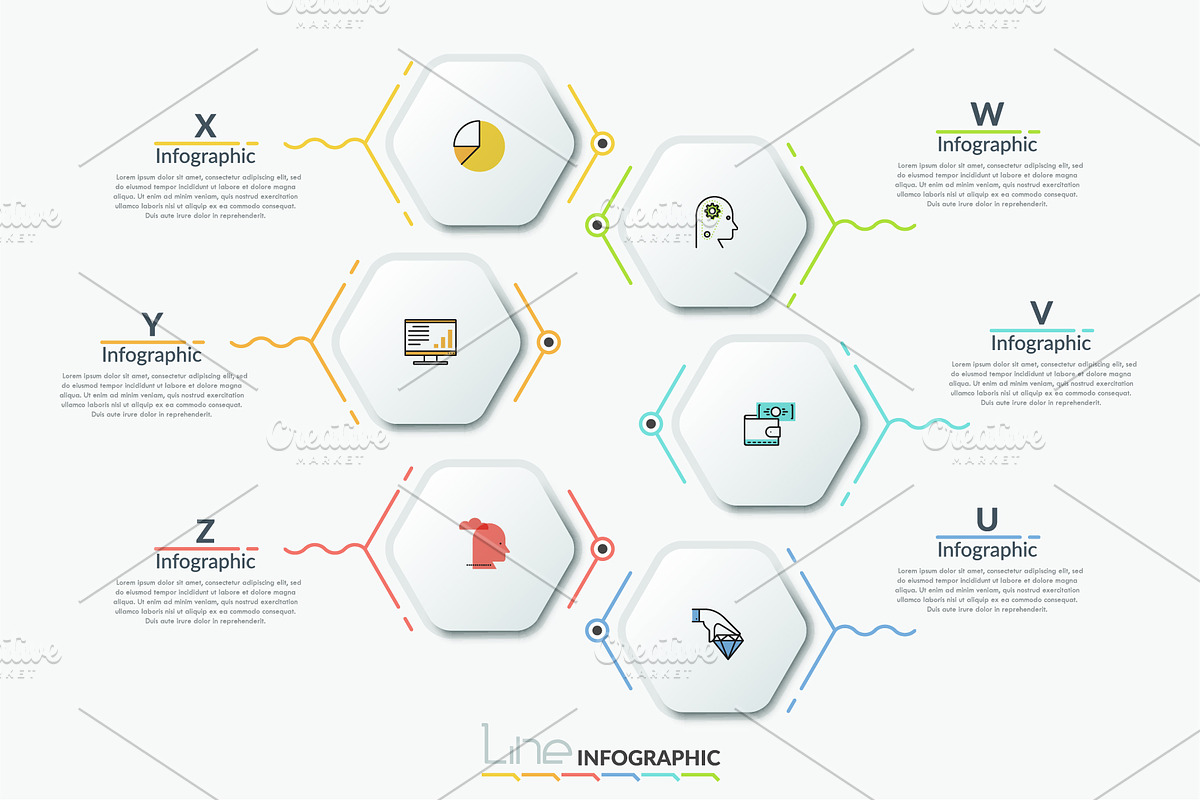 Line-X. Infographic Pack, a Presentation Template by Andrew Kras Design (Photo 15 of 23)