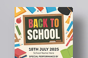 Back To School Poster Flyer Template, a Flyer Template by MightyDesign (Thumbnail 4 of 7)