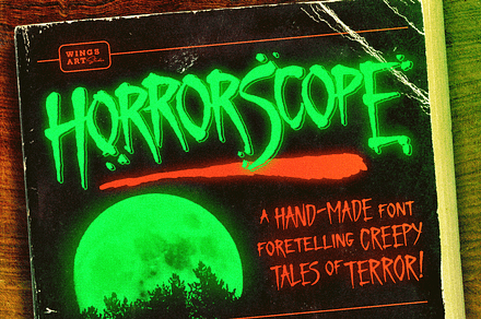 HorrorScope - Retro Horror Font, a Font by Wingsart Studio