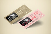 Ticket Event Music, a Card Template by graphicook (Thumbnail 1 of 3)