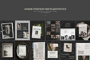 Dark Editorial Social Media Template, a Social Media Template by And Done Studio (Thumbnail 3 of 8)