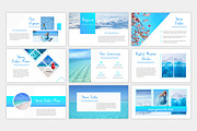 Blue Waves - PowerPoint Template, a Presentation Template by Helga_Design (Thumbnail 3 of 10)