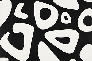 Black and white pattern stock image, an Abstract Photo by ComfortQ