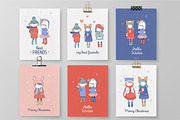Cold weather, Warm friendship, a Seasonal Illustration by Marish (Thumbnail 6 of 9)