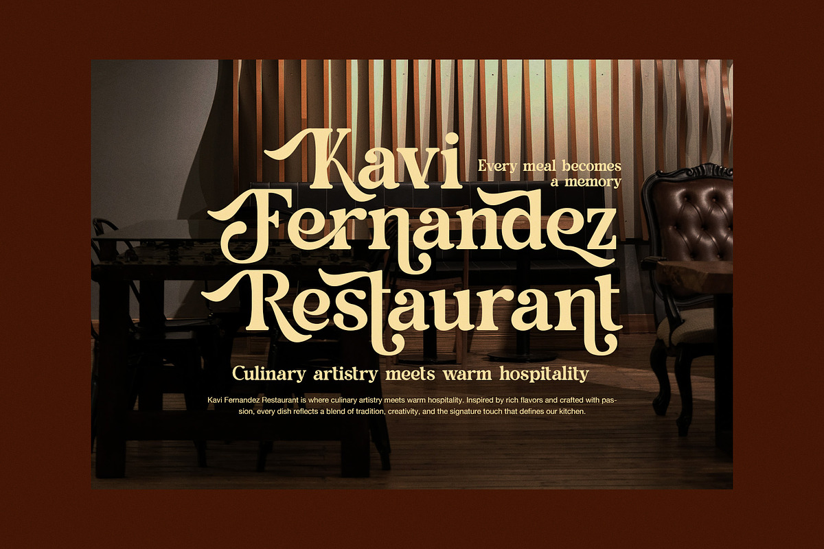 Niken Vintage Elegant Serif Font, a Serif Font by Graphicxell (Photo 2 of 8)