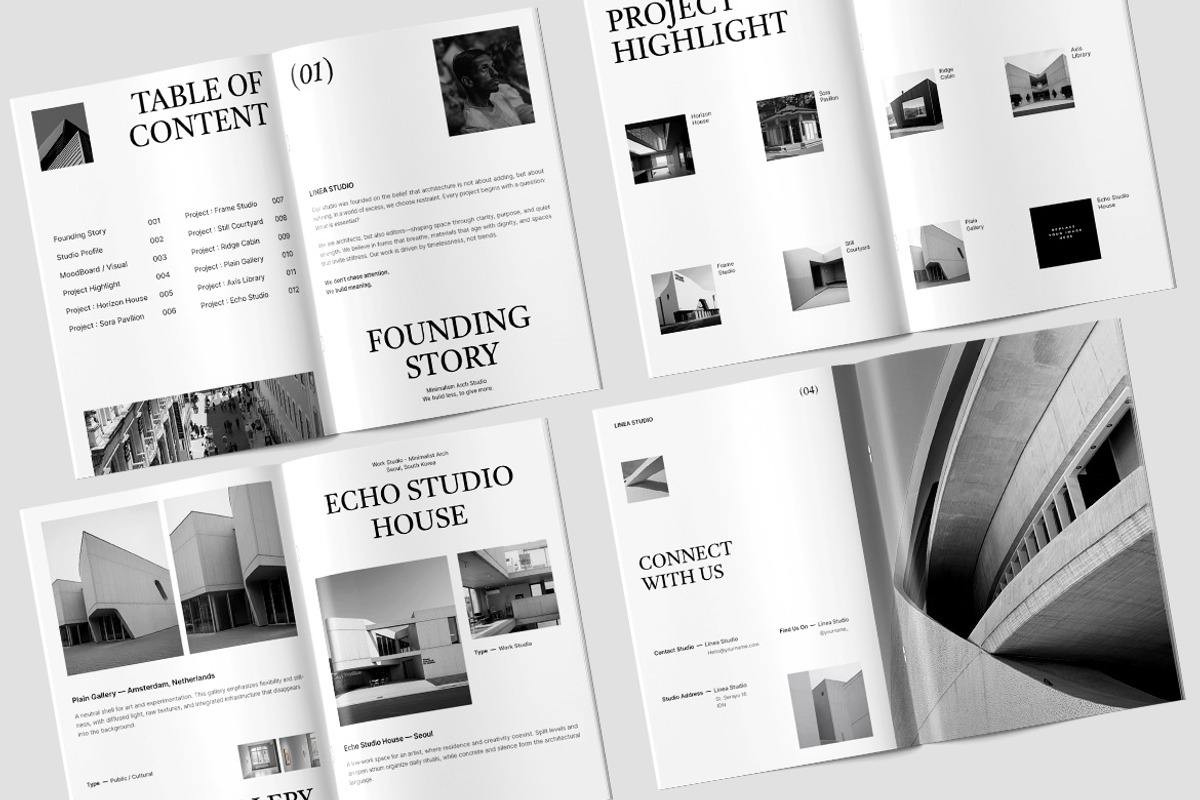 Photography Look Book Template, a Brochure Template by TMint Play (Photo 2 of 8)