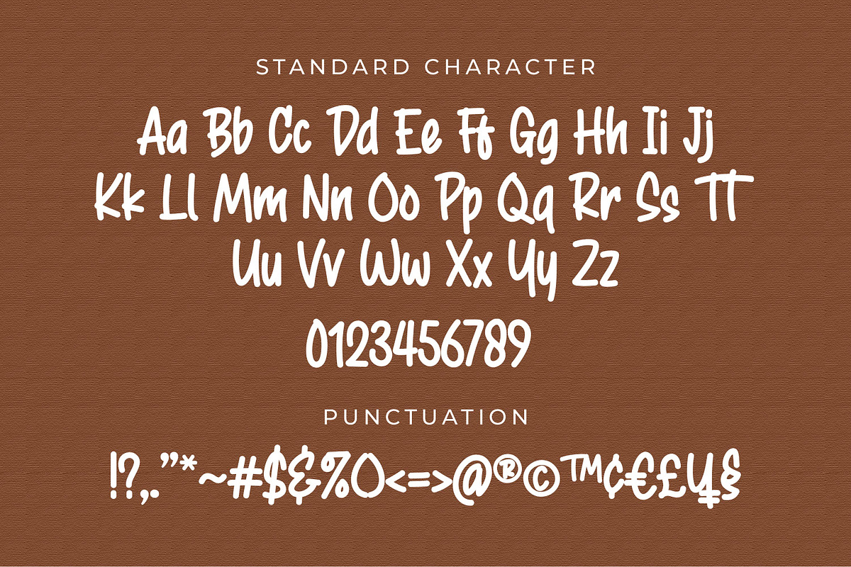 Hearthand - Casual Handwritten Font, a Font by Gumrega Studio (Photo 7 of 7)
