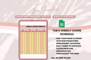 Cleaning Checklist For Families