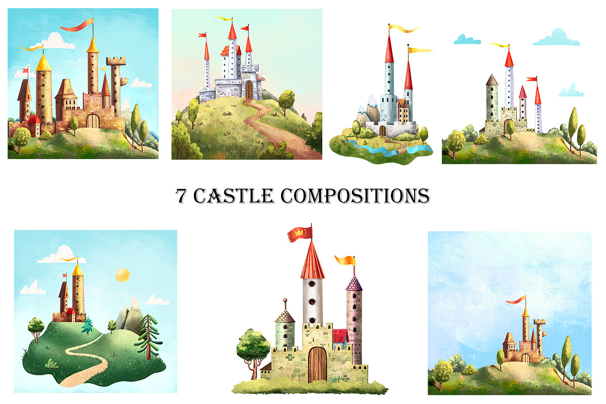 Fairy Tale - Clipart Set, an Illustration by Mashamashastu (Photo 9 of 12)