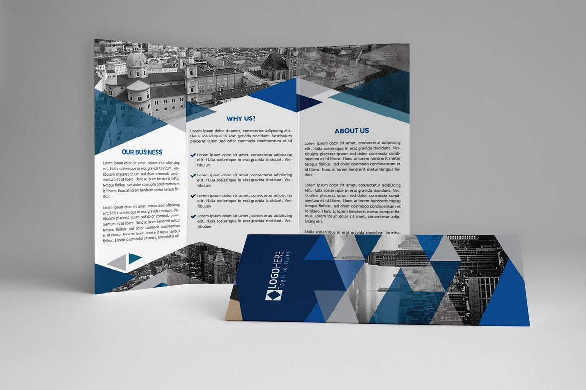 Modern Trifold Brochure, a Brochure Template by assaiv (Photo 1 of 5)
