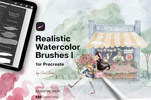 Watercolor Brushes for Procreate