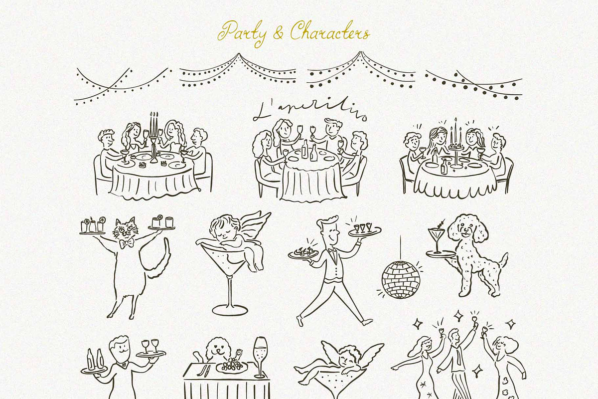 Quirky Wedding SVG Illustrations, an Object Illustration by Ayya Studio (Photo 15 of 15)