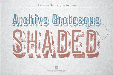 Archive Grotesque Shaded