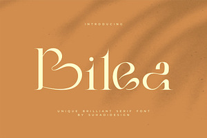 Bilea - Unique Brilliant Font