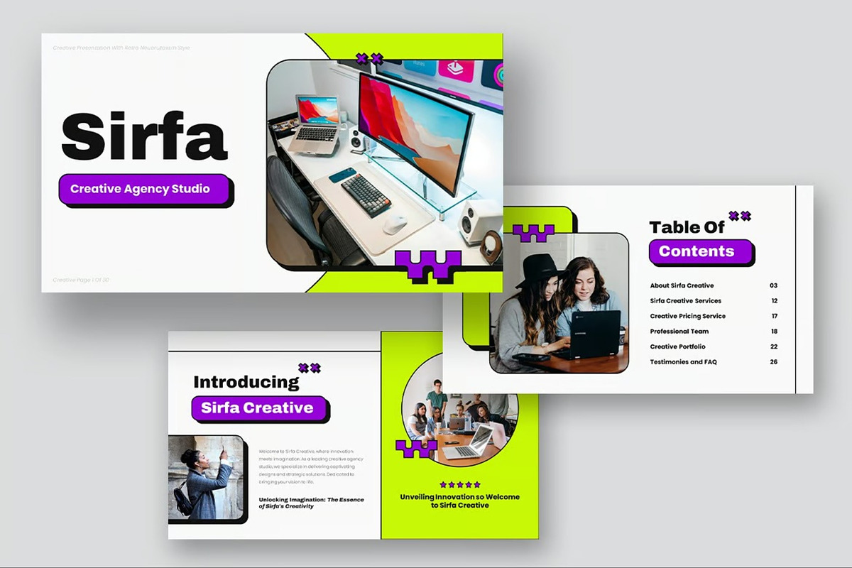 Creative Agency Studio Powerpoint preview 2