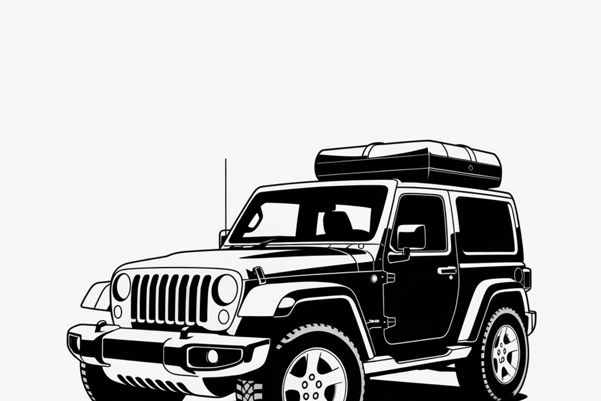 Jeep Vector Traveled design, perfect, an Illustration by Amazin_art (Photo 8 of 9)