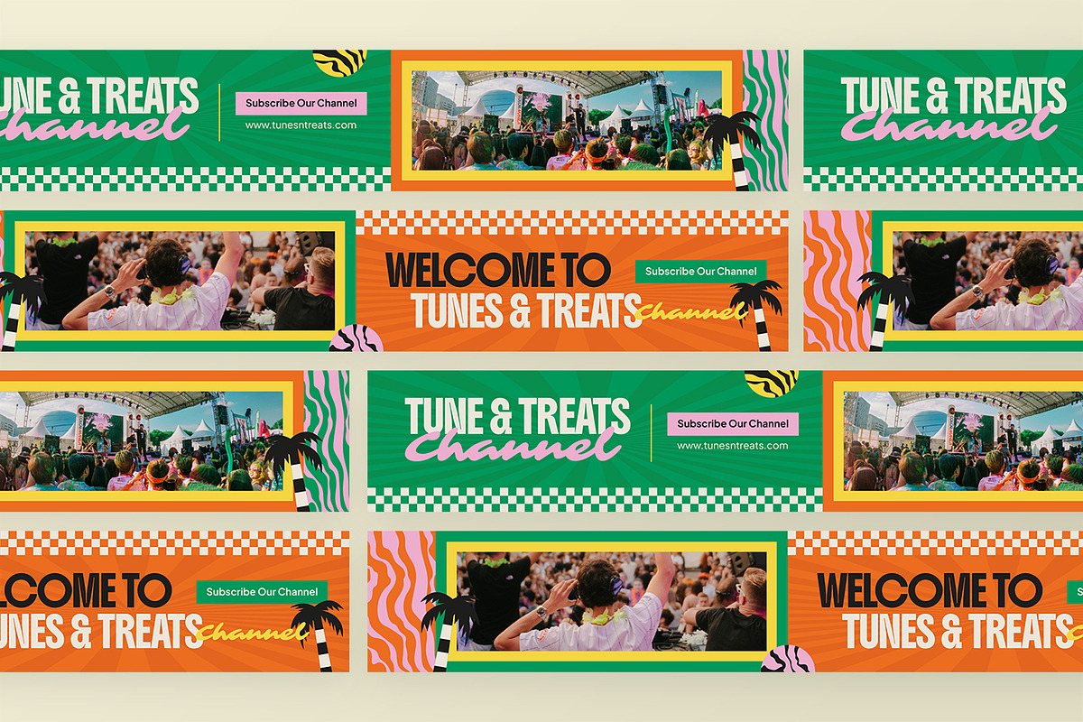 Tunes & Treats - Youtube Banner, a Social Media Template by StreaksideStd (Photo 3 of 3)
