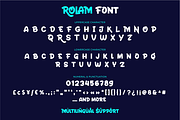 Rolam, a Sans Serif Font by twinstd (Thumbnail 3 of 11)
