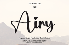 Airy | Script Font
