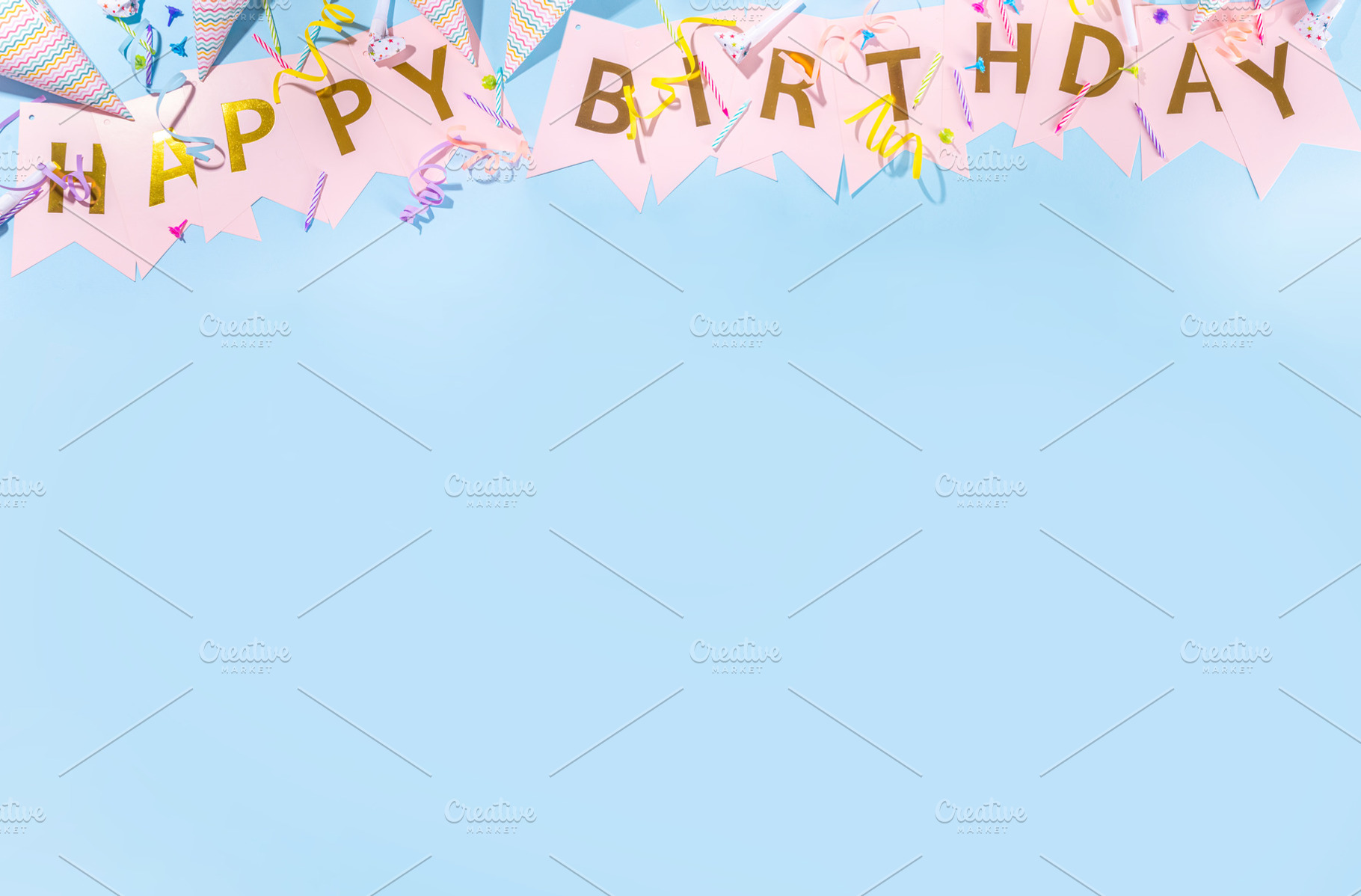Birthday greeting card simple background, a Holiday Photo by Rimma