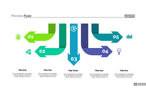 Five Arrow Infographic Diagram Template