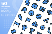 50 Sports - Filled Line, an Outline Icon by Kmg Design (Thumbnail 1 of 2)