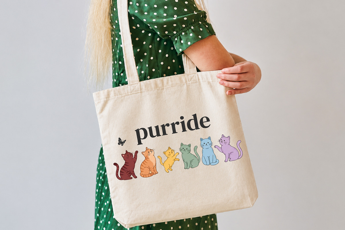 Purride Cats PNG, an Animal Illustration by DreamCafeArt (Photo 6 of 7)