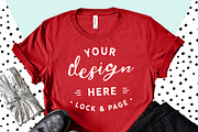 Bella Canvas 3001 Graphic Mockups, a Shirt Mockup by lock and page (Thumbnail 40 of 65)